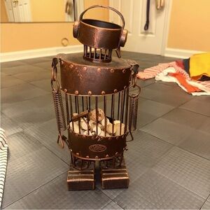 COPPER ROBOT CORK CAGE FOR WINE CORKS
